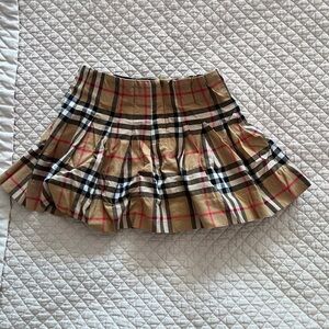 Burberry Pleated Nova Check Skirt (3T)